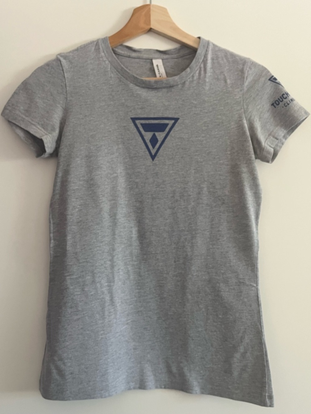 Heather Gray Graphic Tee with Touchstone Climbing Logo